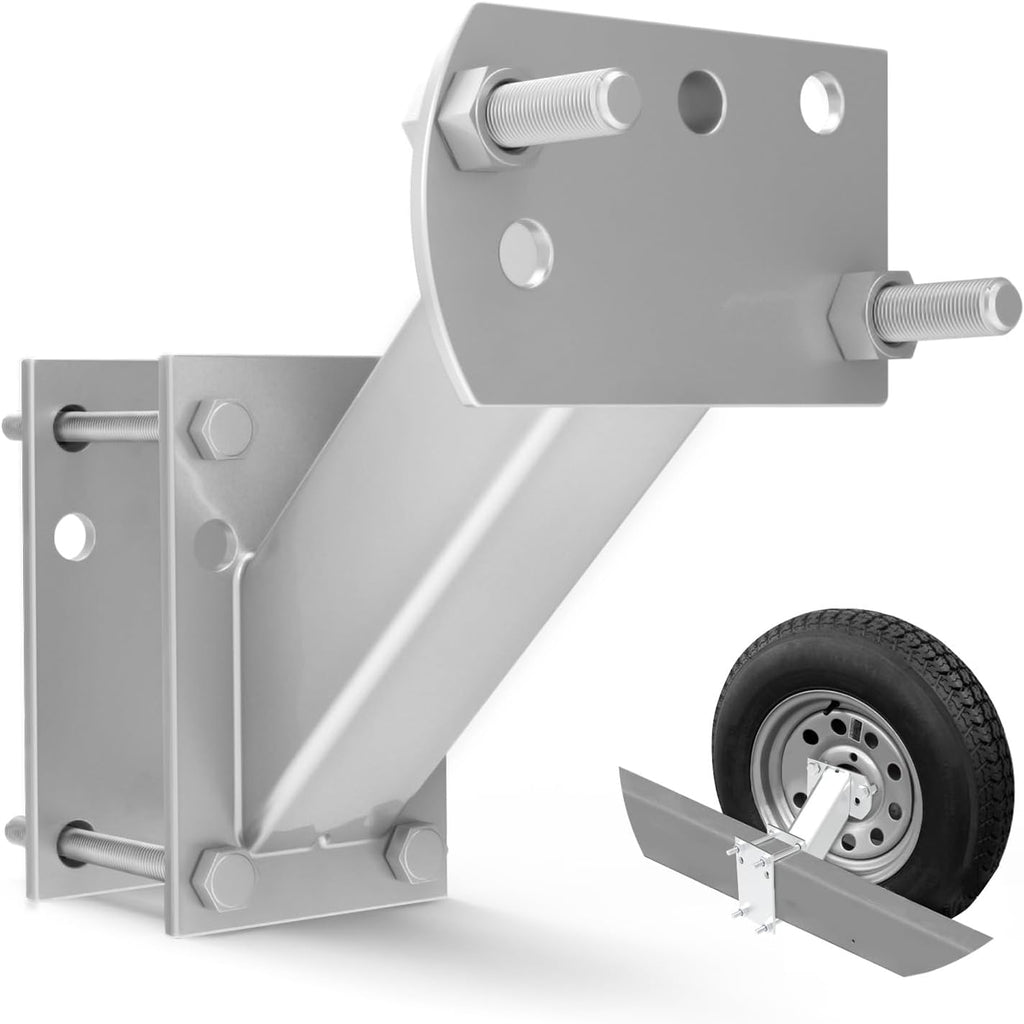 Trailer Spare Tire Mount,120LBS Spare Tire Carrier for Trailer,Utility Trailer and Boat, Tire Holder Bracket Fits 4 &