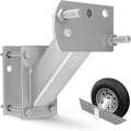 Trailer Spare Tire Mount,120LBS Spare Tire Carrier for Trailer,Utility Trailer and Boat, Tire Holder Bracket Fits 4 &