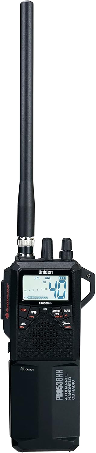 PRO538HHFM, “2 in 1” Dual Handheld/Mobile Emergency CB Radio with New FM Mode, Full 40 Channels, NOAA Weather Alerts