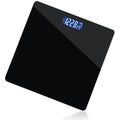 Black Digital Bathroom Scale for Body Weight, Smart Step-On Technology, Backlit LCD Display, High Accuracy Weight