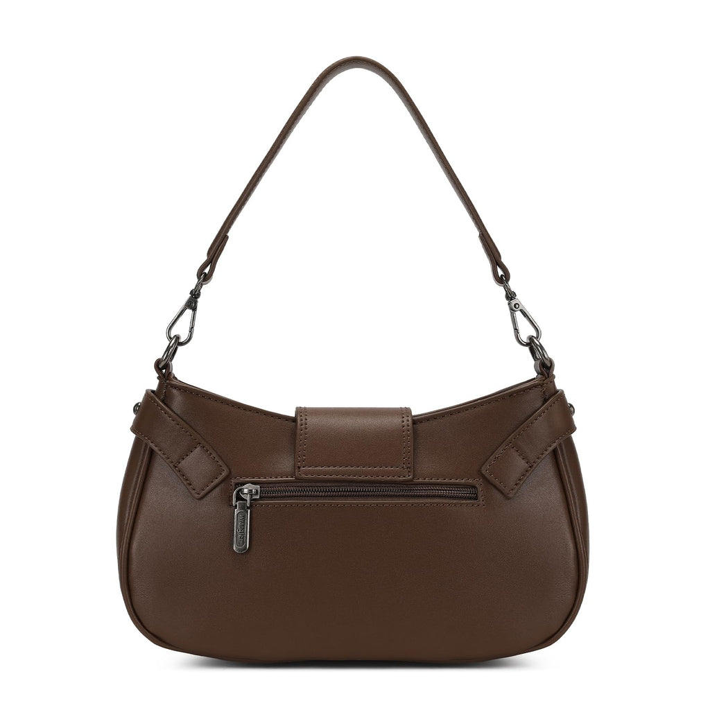Wrangler Shoulder Bag for Women Western Small Purse Handbag Patchwork Coffee