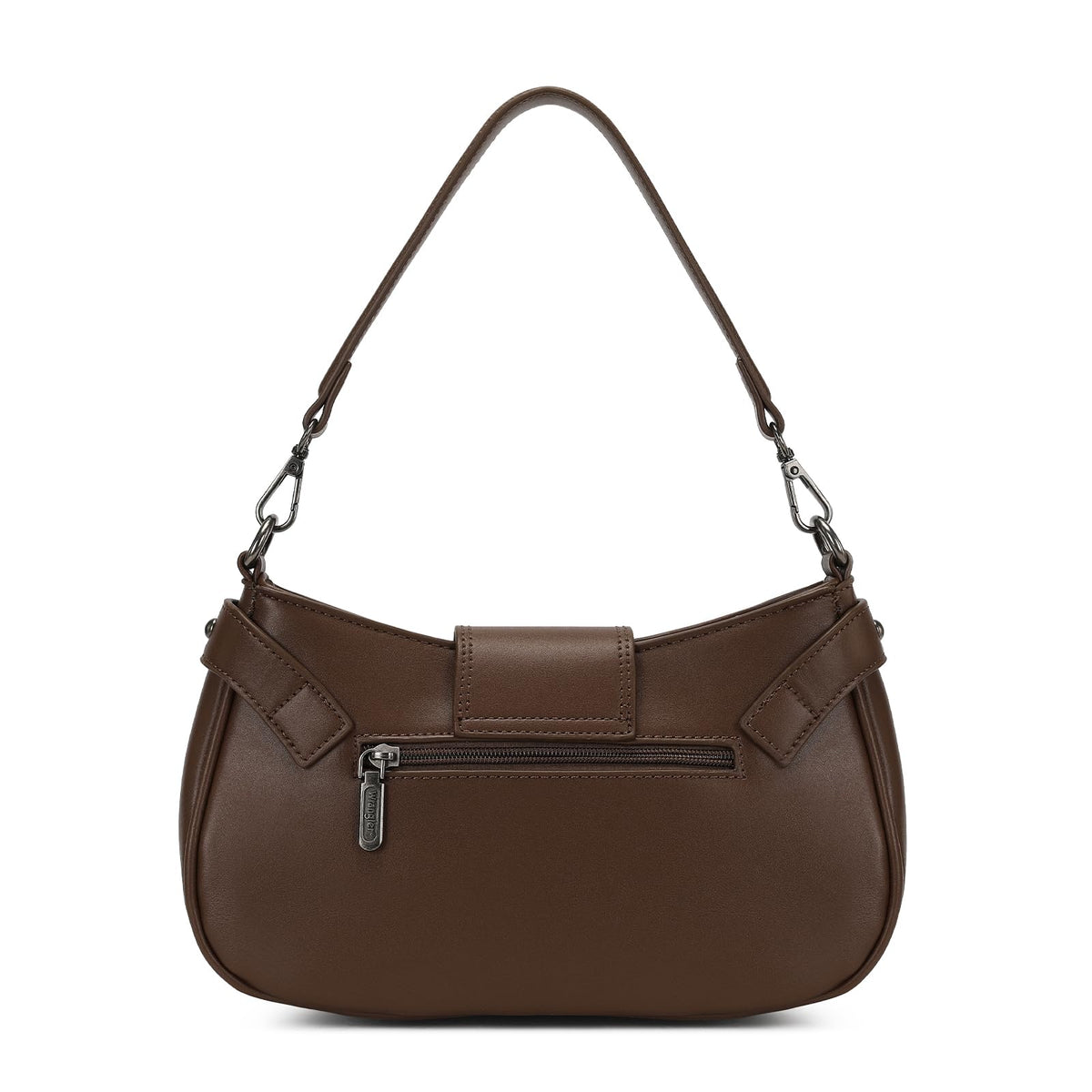Wrangler Shoulder Bag for Women Western Small Purse Handbag Patchwork Coffee