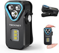 EDC Flashlight Clip-on Light, Rechargeable Mini Pocket Flashlight | 650 Lumens, 7 Lighting Modes, Magnetic Flash
