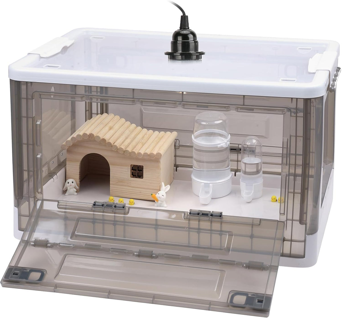 Chick Brooder,Brooder Box for Chicks,Brooder Heater Warms up to Chicks (16″x11.5″x10″)