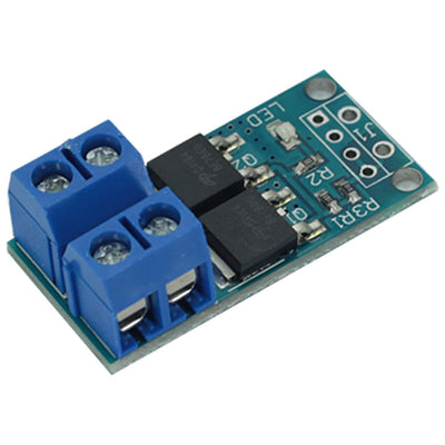 5PCS DEVMO DC 5V-36V 15A(Max 30A) 400W Dual High-Power MOSFET Trigger Switch Drive Module 0-20KHz PWM Adjustment Electronic Switch Control Board Motor Speed Control Lamp Brightness Control