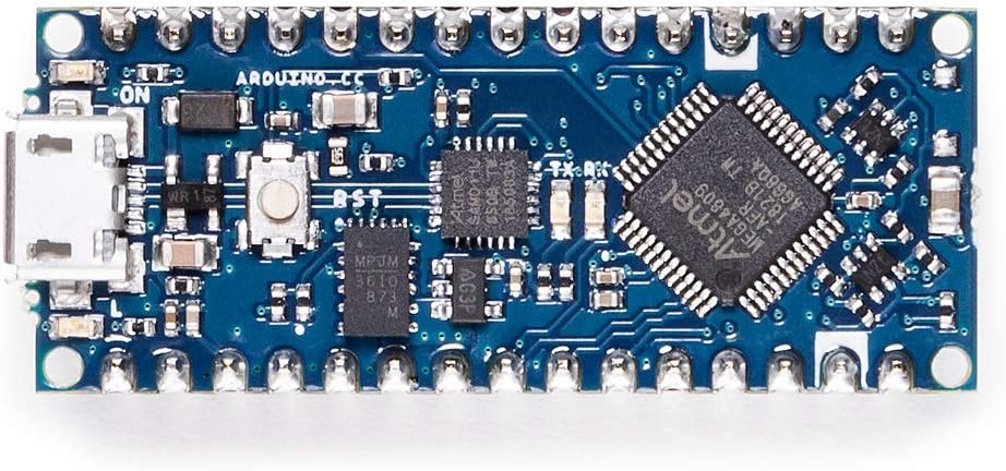 Arduino Nano Every with Headers [ABX00033] - Compact ATmega4809 Microcontroller with Micro USB, 20 Digital I/O, 6 Analog Inputs, and Easy Prototyping for DIY Projects