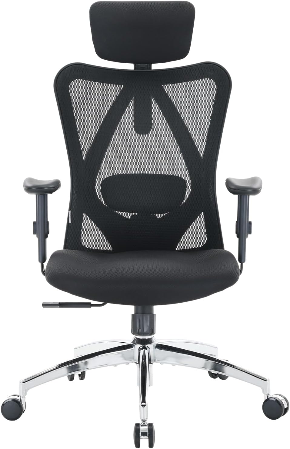 M18 Ergonomic Office Chair, High Back Mesh Desk Chair with Adjustable Headrest & Lumbar Support, 330lbs Capacity