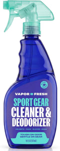 Sports Gear Cleaner and Deodorizer Spray, 16oz (1 Pack)