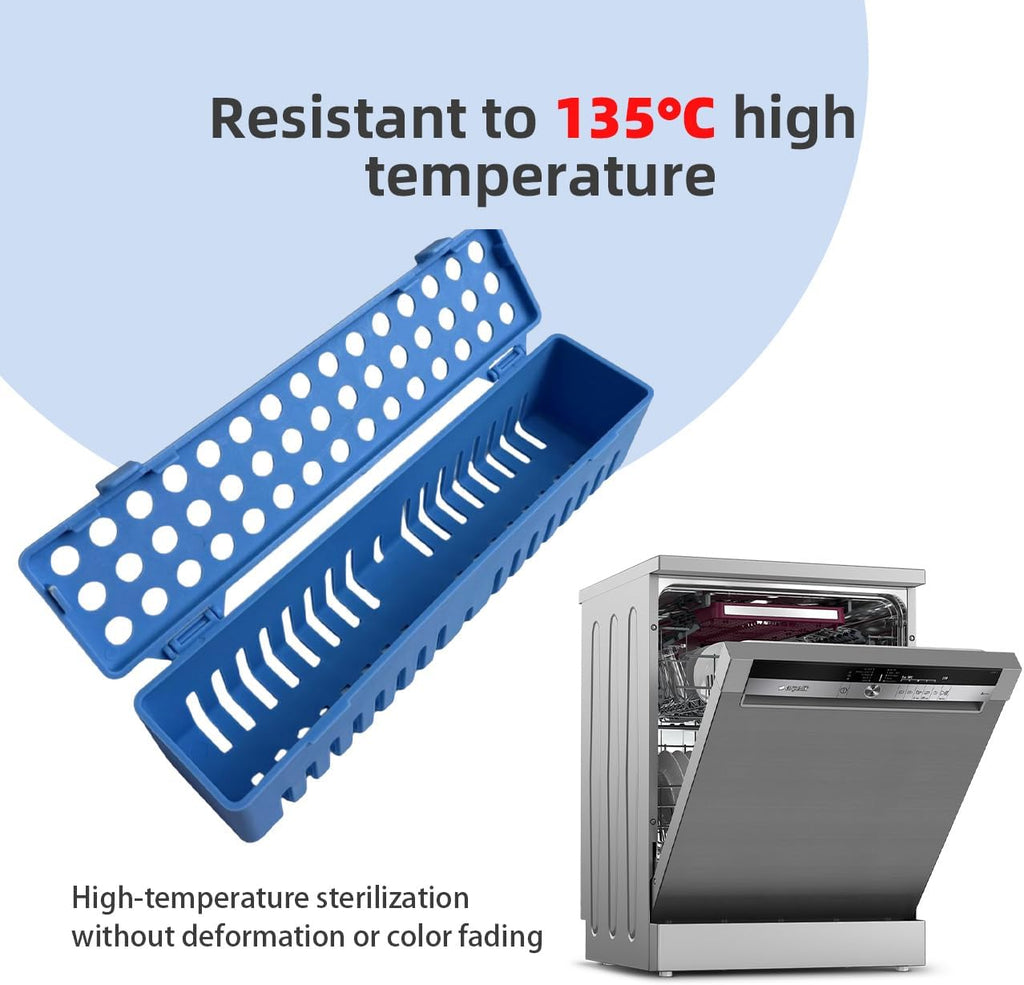 Dental Autoclave Sterilization Cassettes Rack Dental Sterilizer Box Instrument Cassette Sterilizing Tray Container