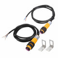 MECCANIXITY 2Pcs E3F-5DN1/5L Photoelectric Sensor Detection Distance 5M