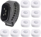 Wireless Calling System, Caregiver Pager, 1 Wrist Watch 10 Buttons
