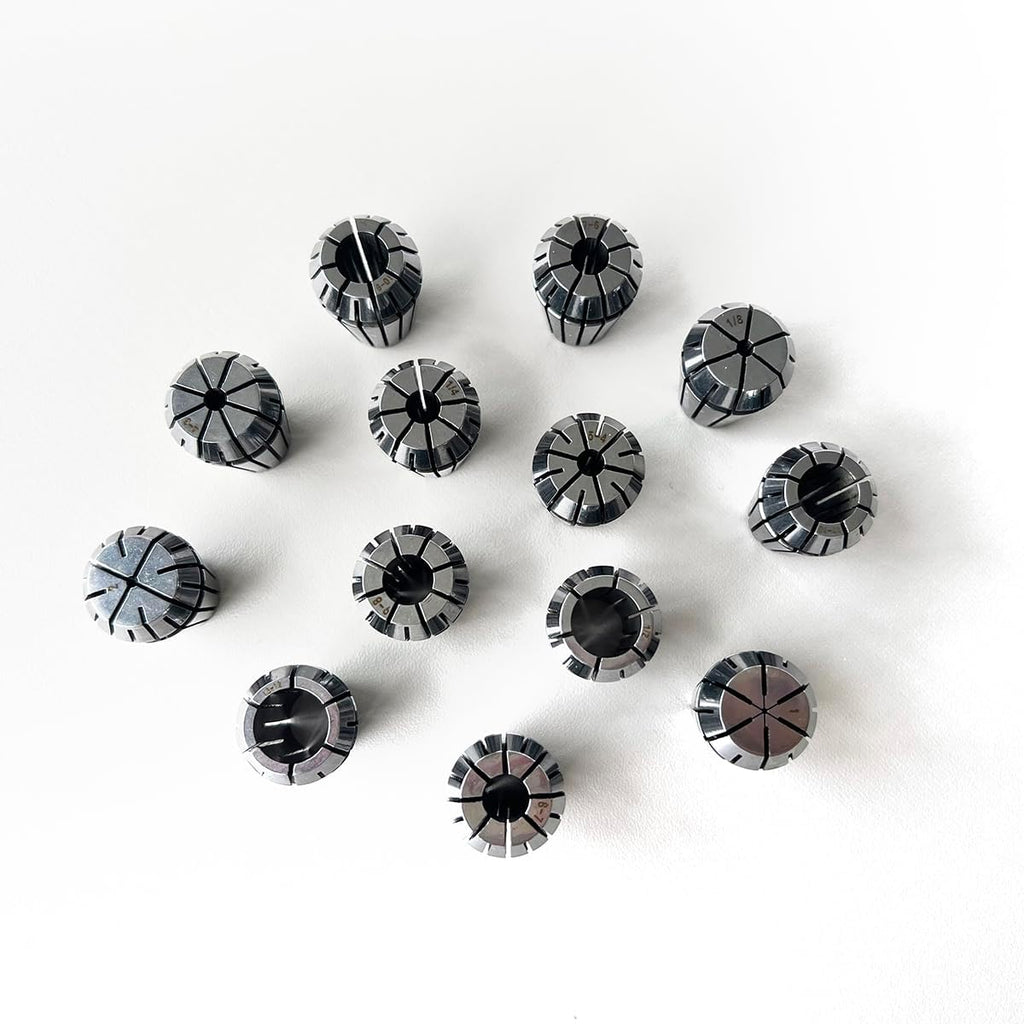 13pcs ER20 Spring Collet Set/Wrench for CNC Engraving Machine