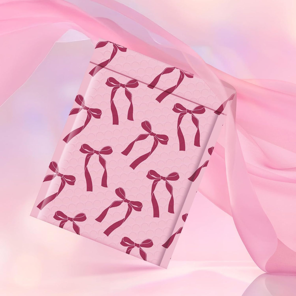 Bubble Mailers 8.5x12 Inch 40 Pack Cute Pink Bow Padded Envelopes