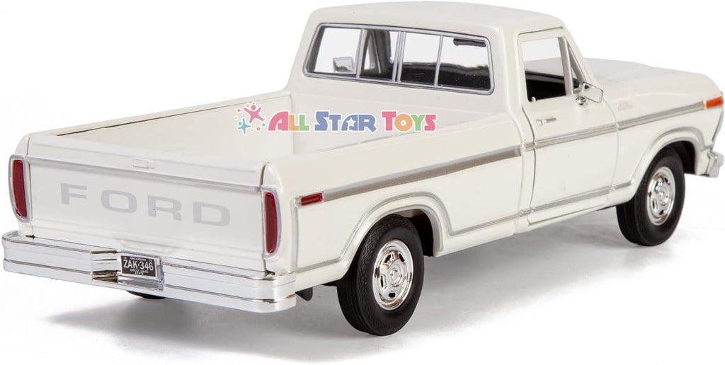 1979 Ford F-150 Pickup Classic F150 Pick Up Truck 1:24 Diecast Collectible Model Car White 79346 All Star Toys Exclusive