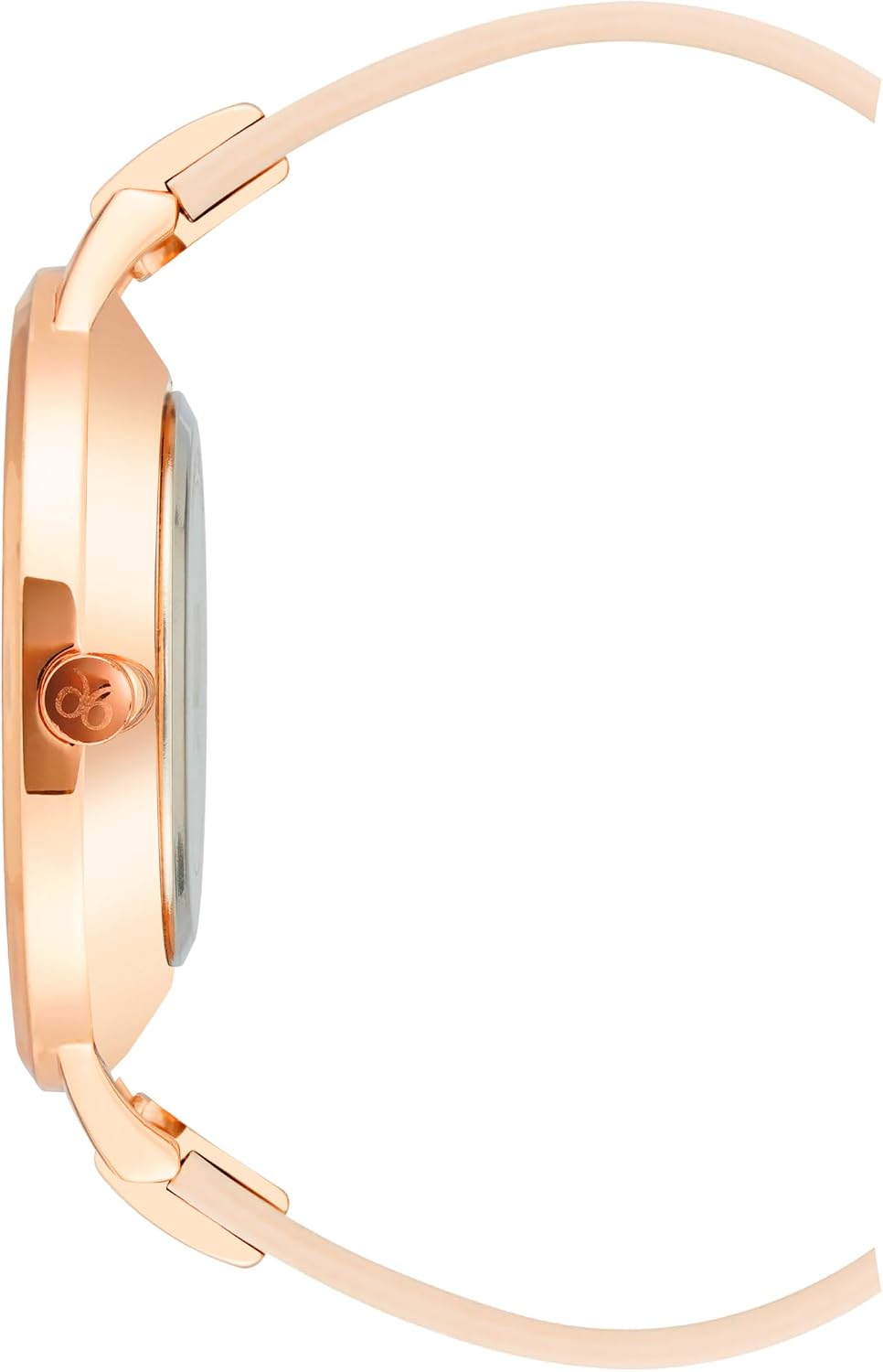 Women's Floral Dial Smooth Strap Watch
