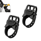 2 PCS Bike Flashlight Mount, 360 Degree Adjustable Handlebar Flashlight Holders, Bike Light Mounting Bracket