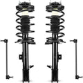 Front Struts w/Coil Spring & Sway Bar Links for 2005-2012 Ford Escape / 2005-2011 Mazda Tribute (Exc. 2007) / 2005-2011 Mercury Mariner, Shock Absorber Assembly Replace 171593 171594 K80296