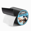 Rubber Grip Tape, Ultra-Thin for Handles & Tools (4In x 10Ft, Black)