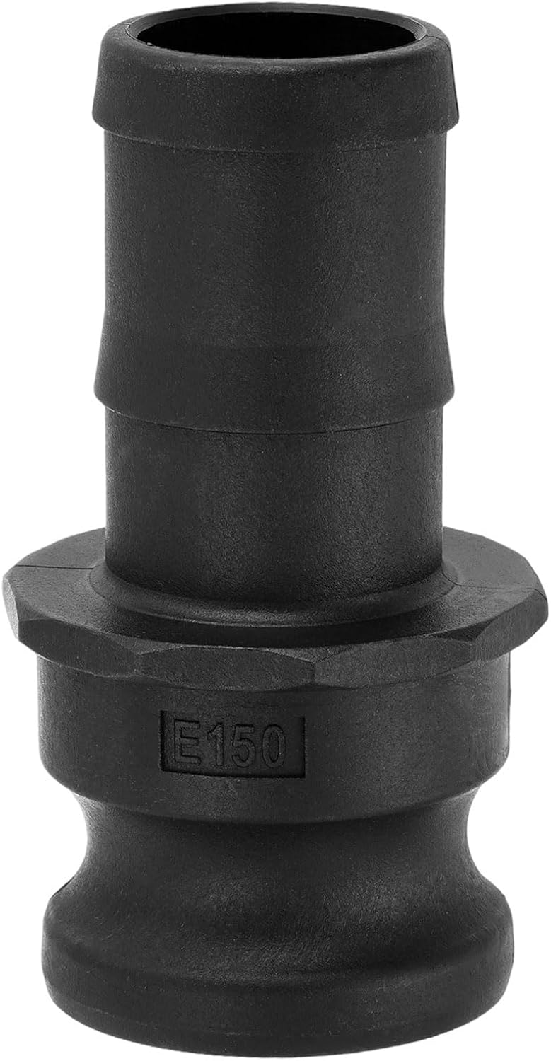 Type E 1-1/2"x1-1/2"Cam Lock Hose Fitting W/1.54"Hose Shank Camlock