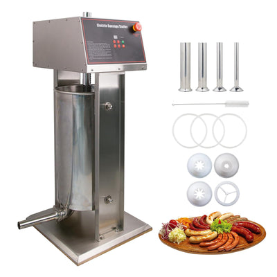 Hakka Electric Sausage Stuffer Machine, Precision Craftsmanship, Fast Electric Sausage Filling Machine, 30L/66LB