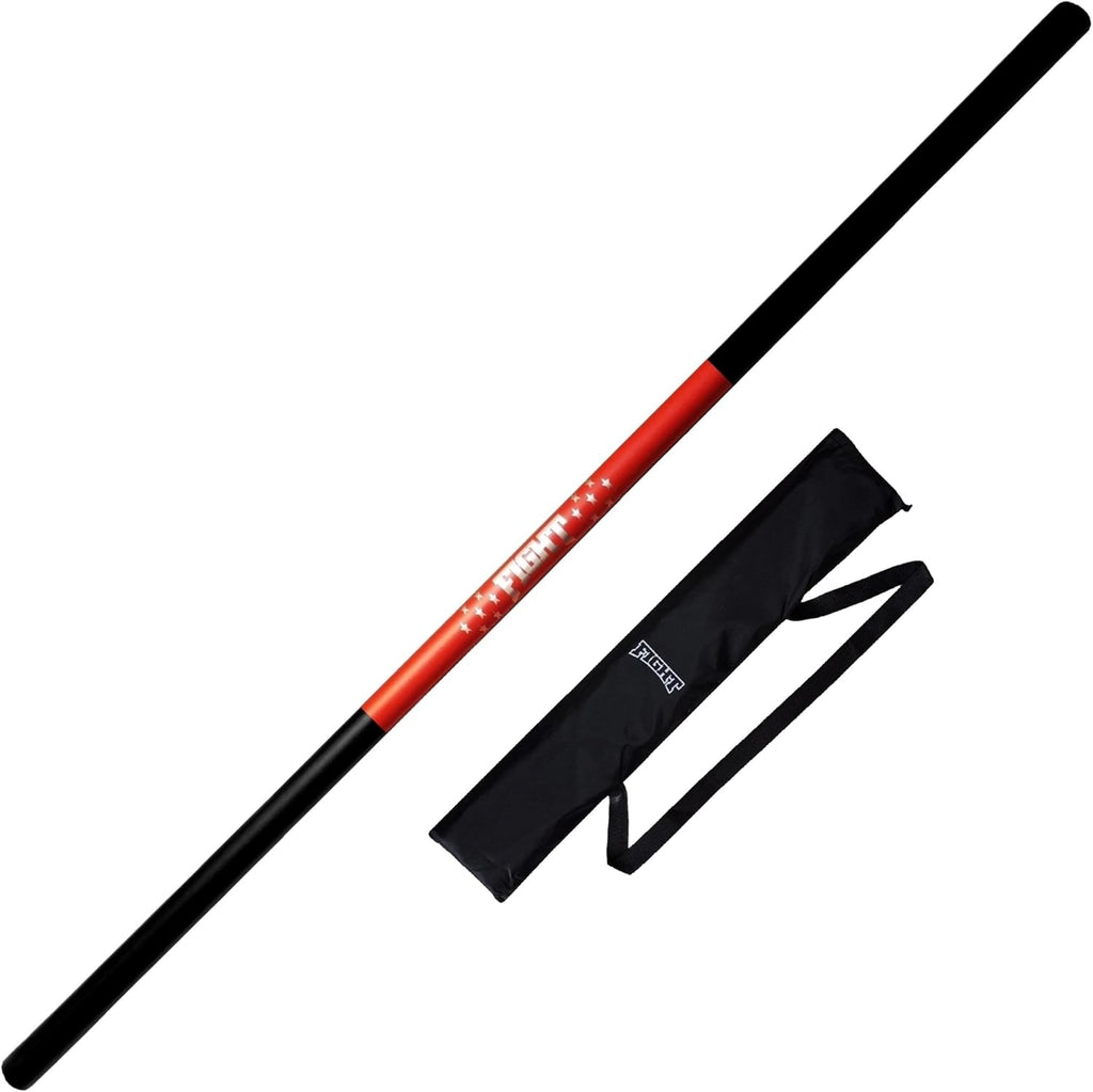 Bo Staff 4-6 Ft Collapsible Foam Padded with Carry Bag, Practice Bo Staff for Martial Arts Karate Training