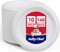 10 inch 140 Pack Disposable Paper Plates