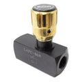 Summit Hydraulics Hydraulic In-Line Adjustable Variable Flow Control Valve w/Free Reverse Flow, 3/8" NPT