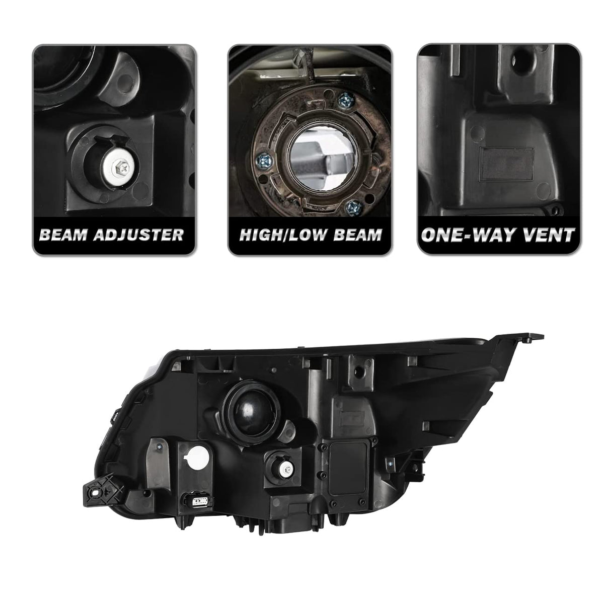 Headlight Assembly Compatible with 2016 to 2019 Ford Explorer