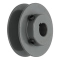 uxcell BK25-5/8 V-Belt Sheave 5/8"Bore x 2.65"OD Single Groove Web Sheave Bored-to-Size Sheave, Cast Iron, Belt Section for 3L or B Belt
