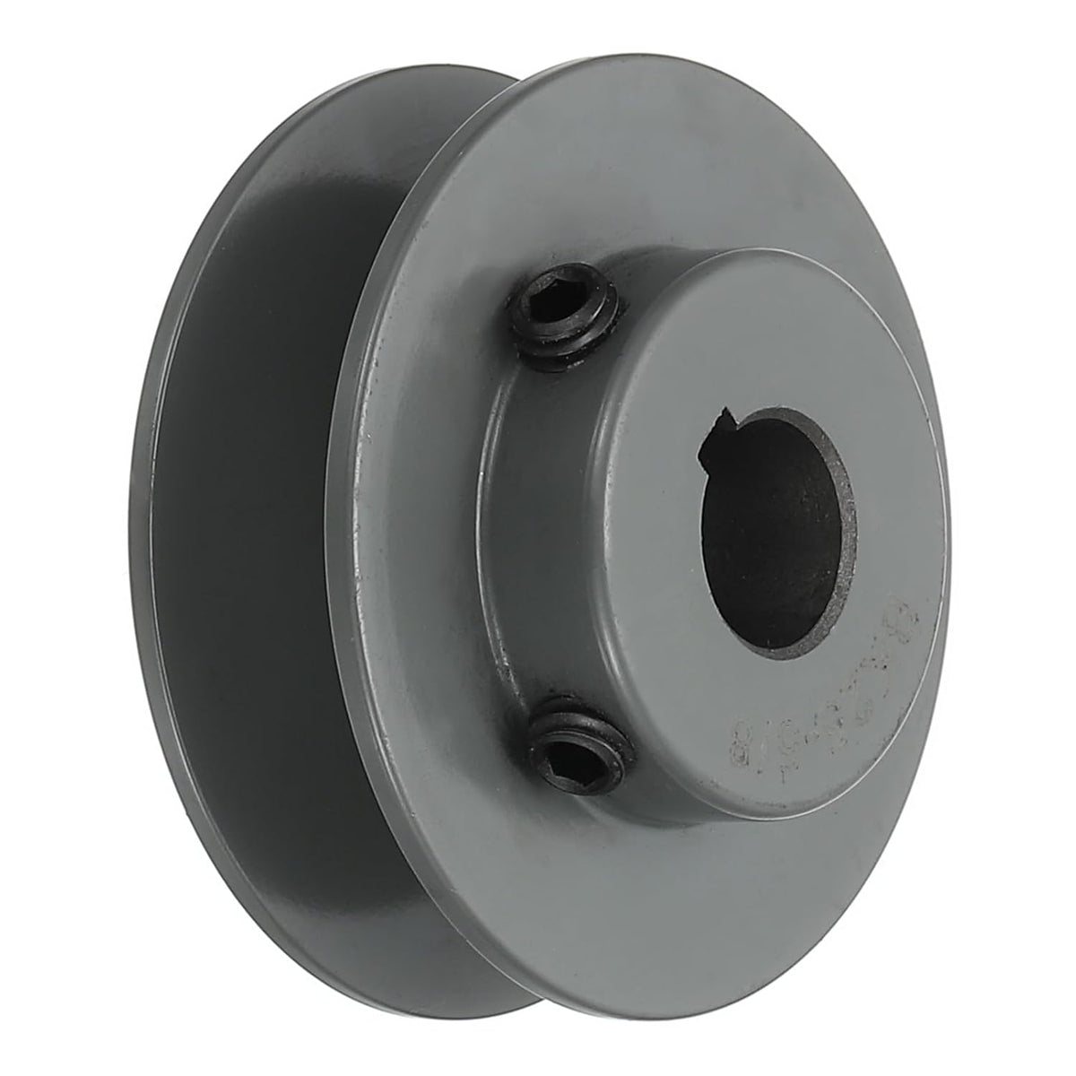 uxcell BK25-5/8 V-Belt Sheave 5/8"Bore x 2.65"OD Single Groove Web Sheave Bored-to-Size Sheave, Cast Iron, Belt Section for 3L or B Belt