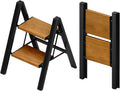 2-Step Aluminum Ladder,Lightweight Folding Step Stool with Extra-Wide Anti-Slip Steps,330 lbs Capacity,Compact