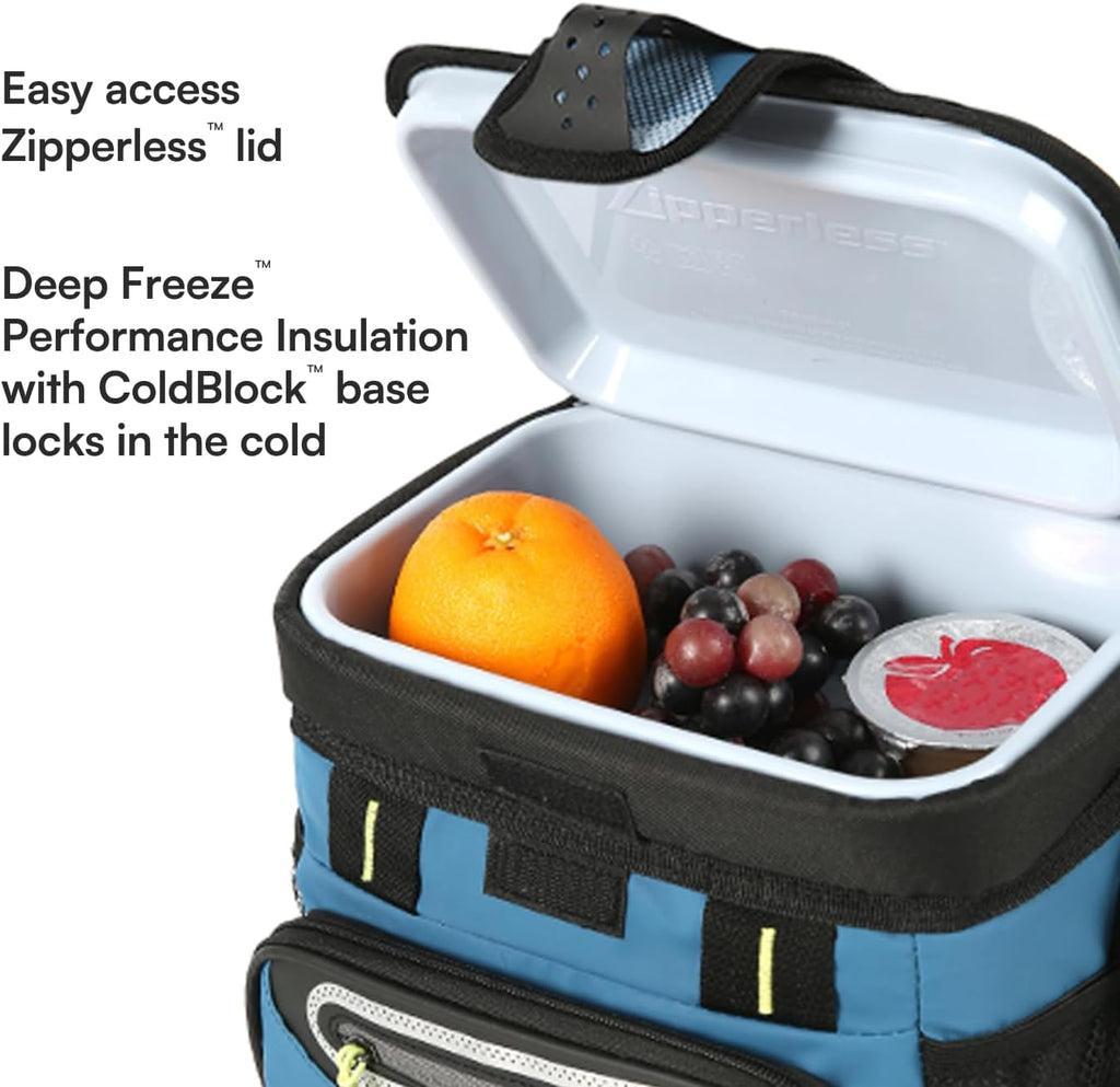 Deep Freeze Cooler - Zipperless Hardbody Cooler - Deep Freeze Insulation, HardBody Liner, and SmartShelf