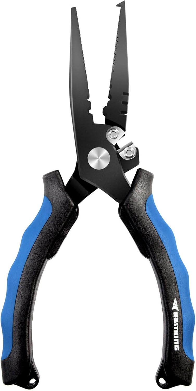 Intimidator Fishing Pliers, Saltwater Resistant Fishing Gear | Corrosion Resistant Polymer Coated Fishing Tools