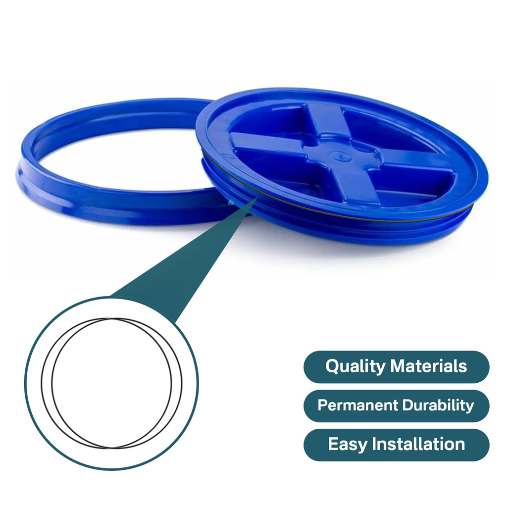 Replacement for Gamma Seal Replacement O-Ring (one Pair) for 12" lids