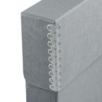 Archival Document Storage Box, Gray, 15.5" x 10.5" x 2.5"