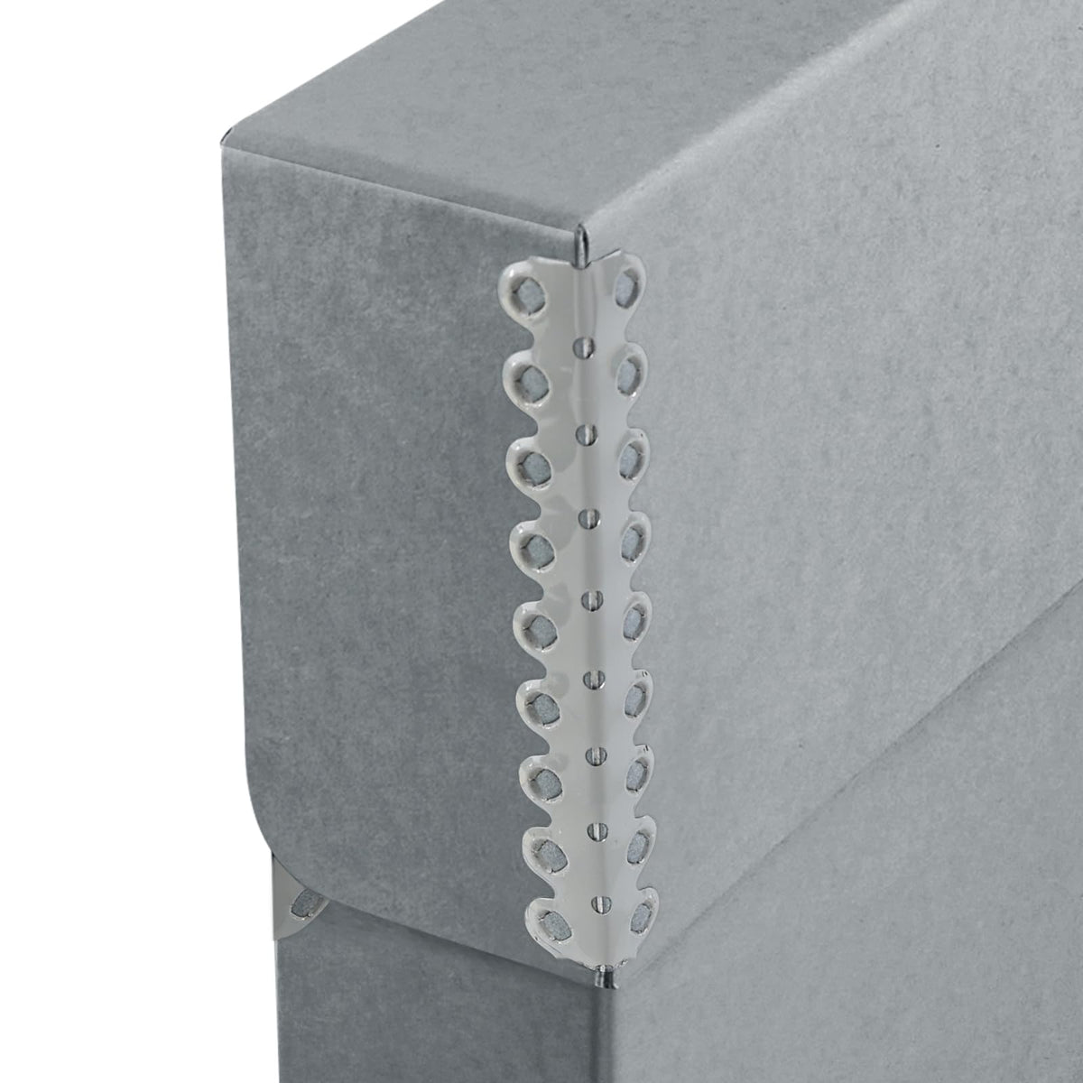 Archival Document Storage Box, Gray, 15.5" x 10.5" x 2.5"