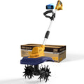 Cordless Garden Tiller Cultivator Compatible with Dewalt 20V/60V Battery | 250RPM Electric Rototiller with Brushless