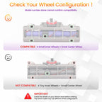 Soleplate Wheels For Dyson DC65 DC41 Animal/Multi Floor Vacuum Cleaner Head