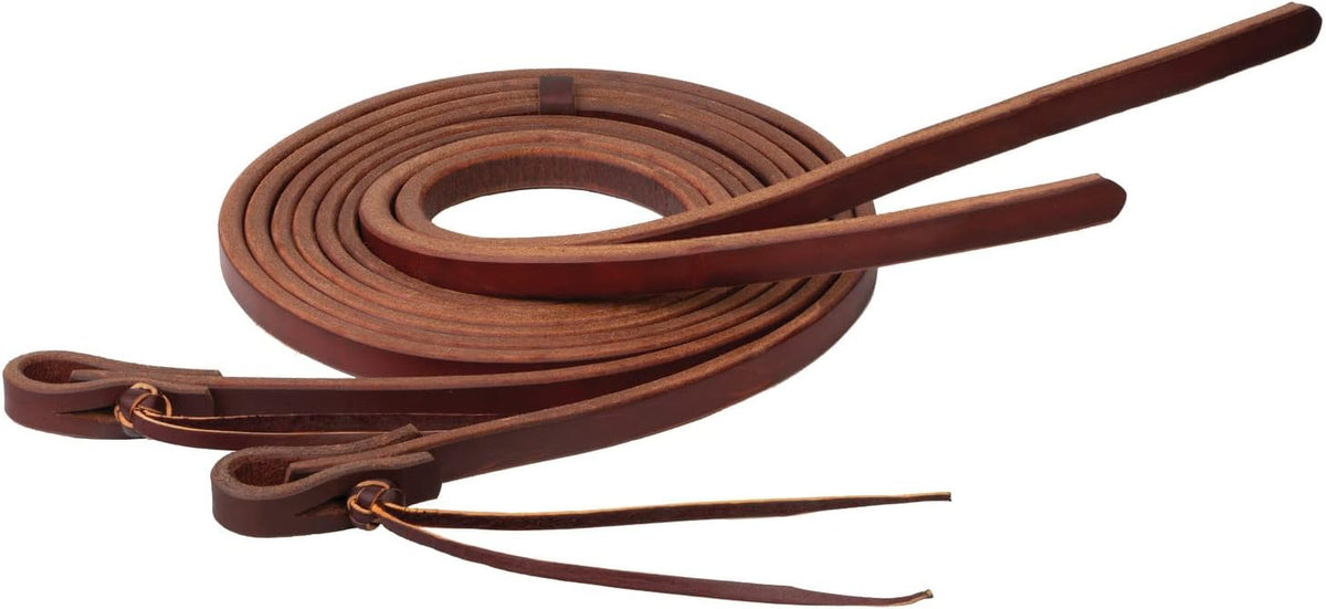 Weaver Leather Working Tack Extra Heavy Harness Split Reins with Pineapple Knot Ends, 5/8" x 8'