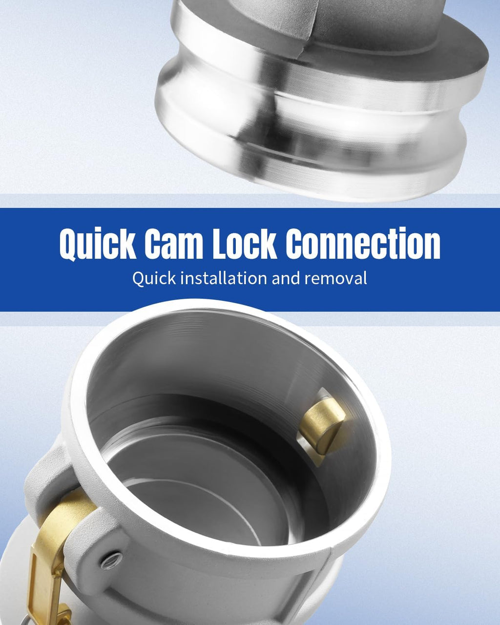 Type DA Camlock Fitting 3" Female × 4" Male Replacement for Pipe Hose Tube