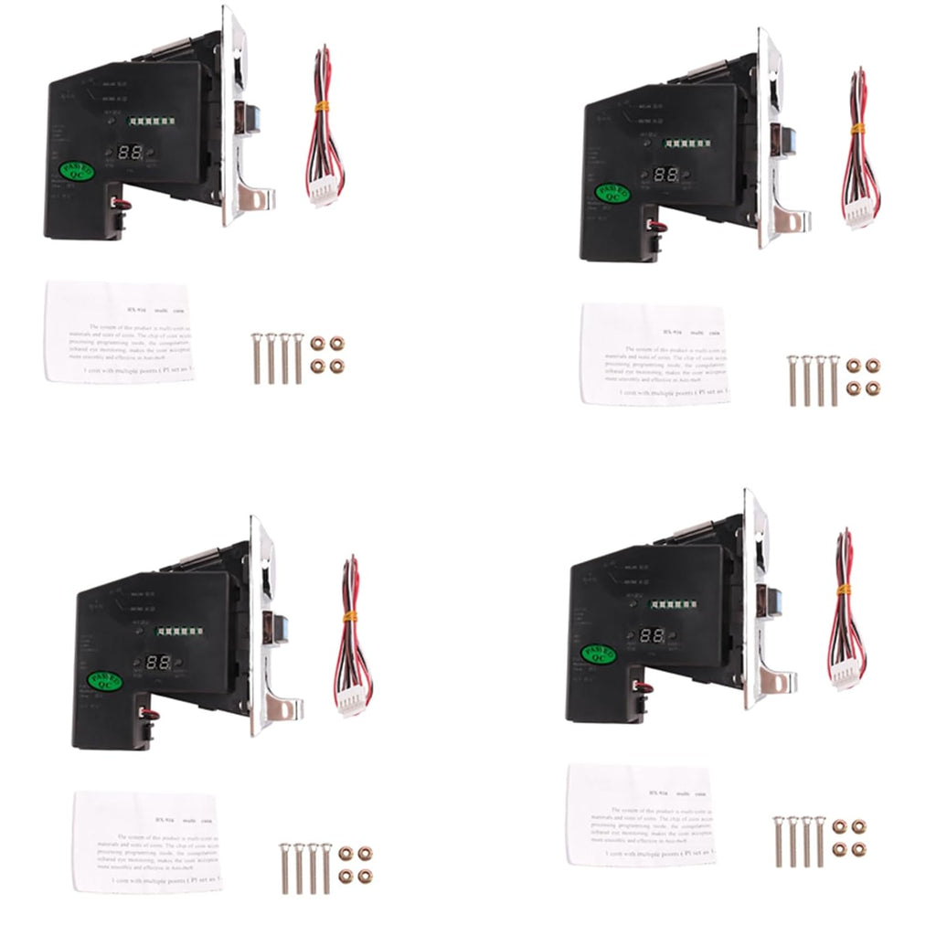 4X Multi Coin Acceptor for Mechanism Vending Machine Mech Game