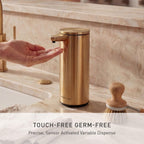 Liquid Sensor Pump, 9 oz Automatic Soap Dispenser for Kitchen and Bathroom, Touchless Motion Sensor, Variable