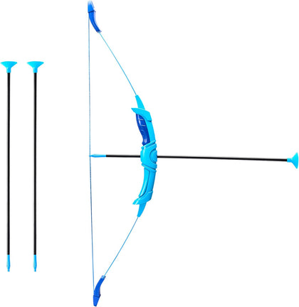 Kids Archery Bow and Arrow Set - Indoor Toy Archery Set - Plastic Bow and Toy Arrows for Kids - Complete Youth Set