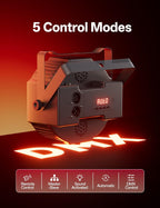 Stage Lights 10 Packs 36LED RGB LED Par Lights, 7 Channel DJ Party Lights with Remote Control & DMX Controller Sound