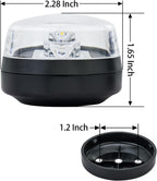 Anchor Lights,Boat Tower Light,Bimini Top LED Waketower All-Round 360 Degree White, USCG Certified 2NM,10-30Volt
