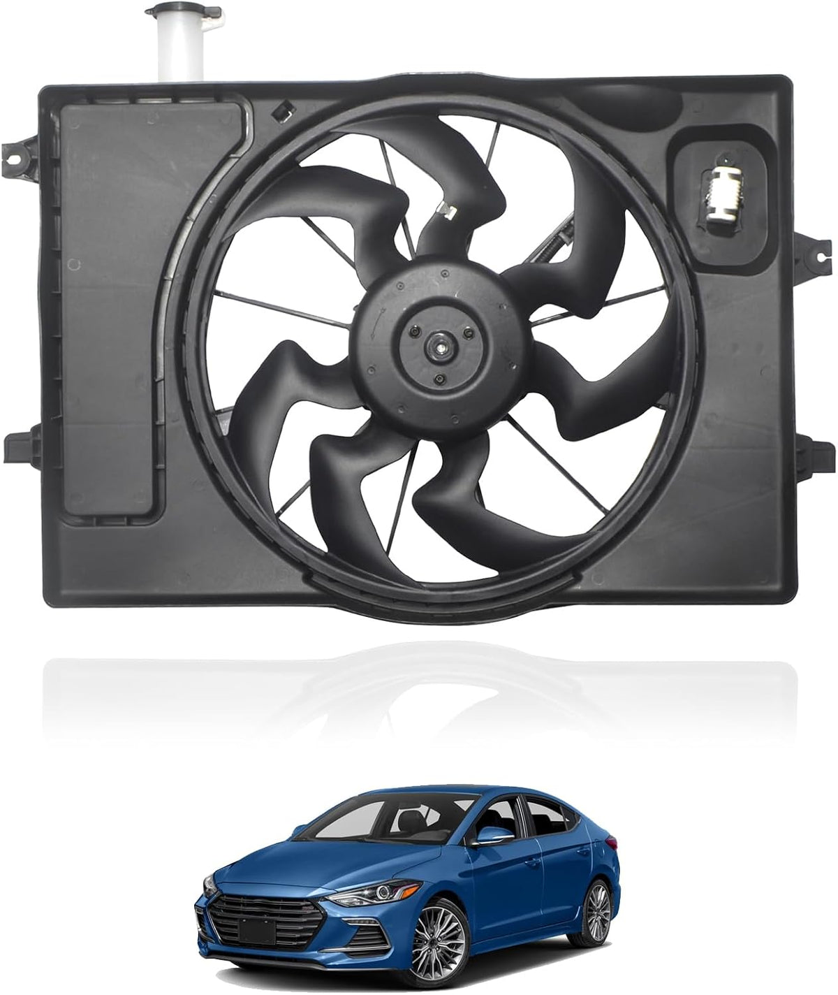Radiator Cooling Fan for Kia Forte 2019-2022 for Hyundai Elantra 2017-2020
