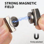 Magnetic Snaps for Purses and Totes, No-Sew Button Clasps, 10 Pack Black