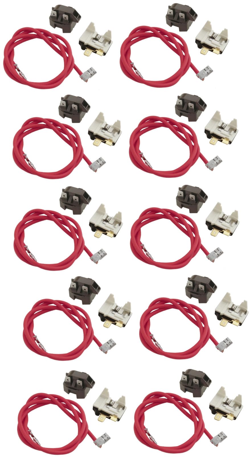 4387535 Refrigerator Relay and Overload for Whirlpool for Kenmore compressor 10 Pk*
