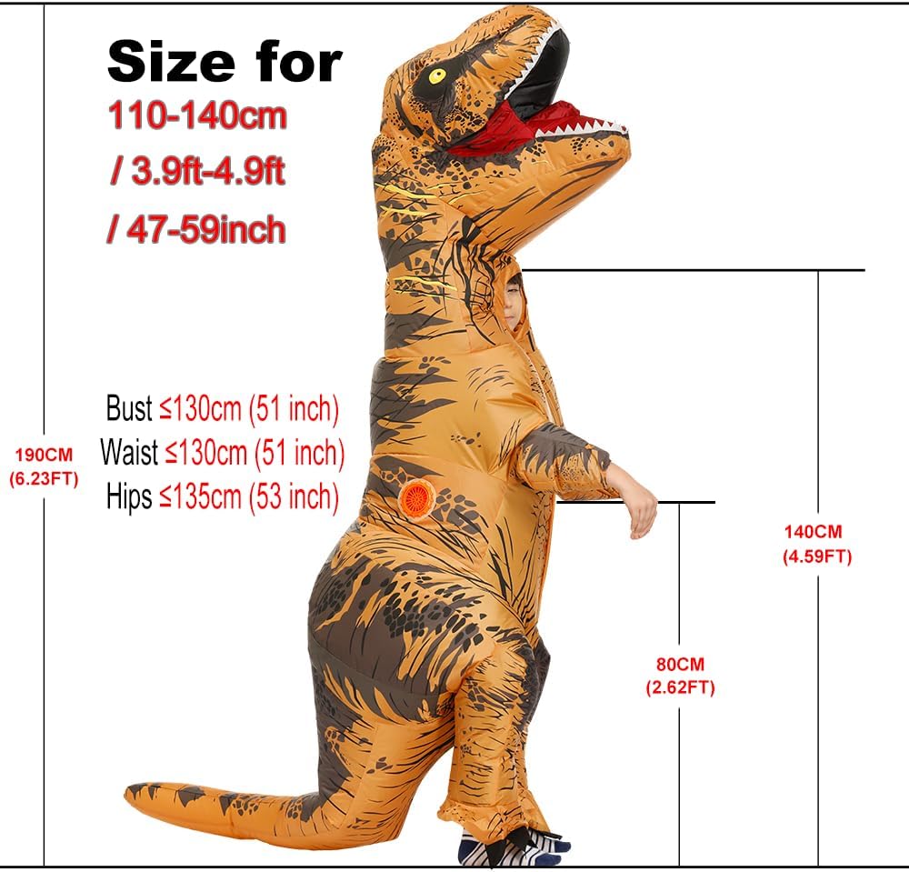 Inflatable Costume Kids Inflatable Dinosaur Costumes Boys Girls Halloween Costume for Kids Children