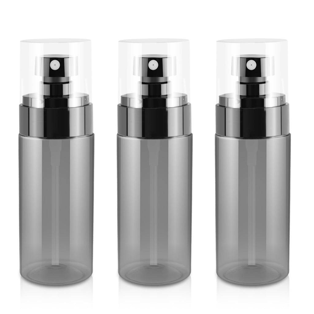 Black Small Spray Bottles, Portable Plastic Fine Mist Containers